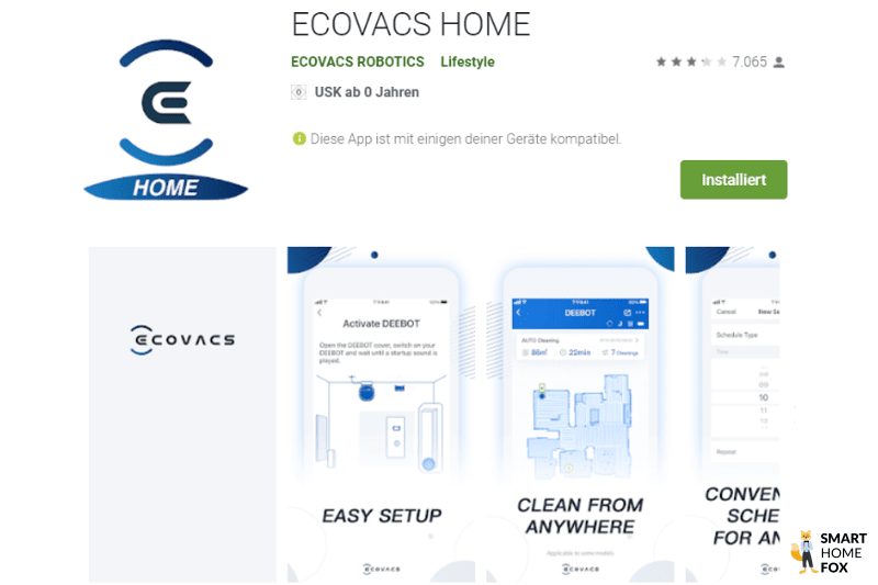 application ecovacs home